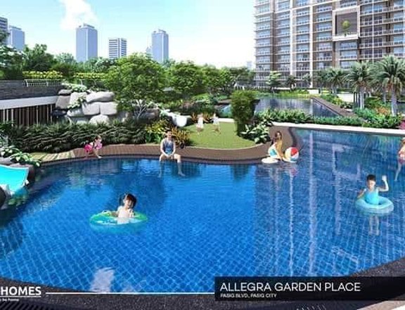 Allegra Garden Place 3 Bedroom Preselling Condo For Sale in Pasig near Ortigas