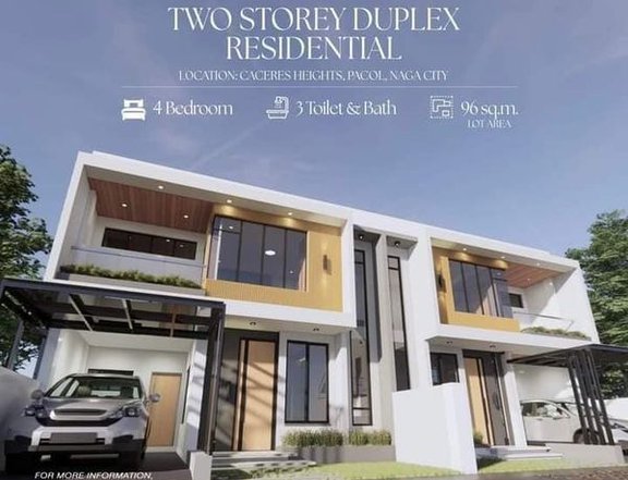 4 Bedroom Modern Minimalist  Design Home for Sale in Naga City Cam Sur