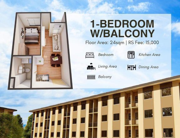 1 bedroom condo for sale kauswagan CDO 2,500 Reservation