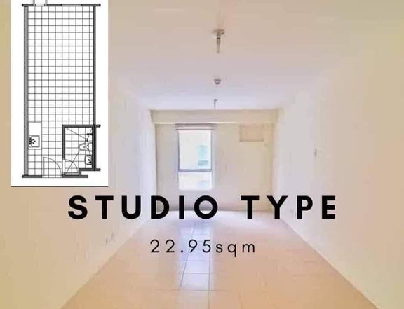 STUDIO TYPE 22.95 RENT TO OWN CONDO 63K DP MOVE IN AGAD IN 7 - 14 DAYS