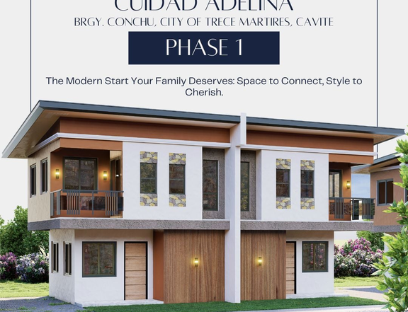 2- Storey Residential Duplex House For Sale in Trece Martires,Cavite