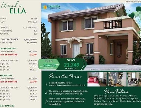 5 Bedrooms in Nueva Ecija by Camella Homes Complete Finish