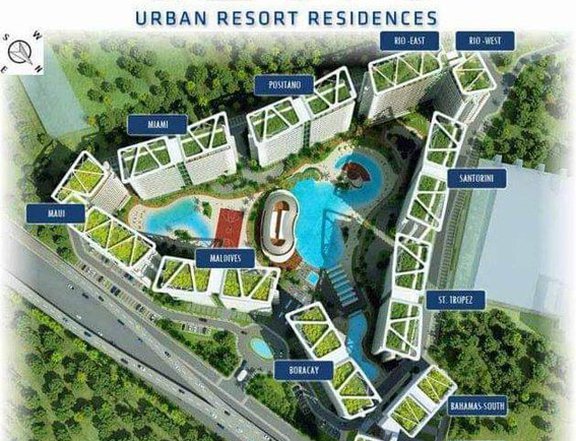 FOR RENT: 2 Bedroom Condo in Azure Urban Residences