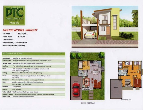 For Sale RFO- 4BR Single Detached Units Model Wright at PTC North Imus