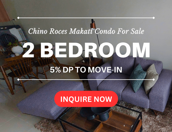 2 bedroom 59sqm RFO Condo For Sale like Rent-to-own Chino Roces Makati