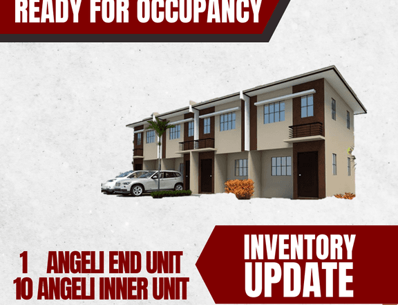 READY FOR OCCUPANCY  ANGELI TOWNHOUSE