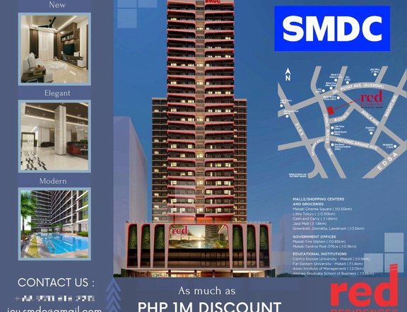 RED RESIDENCES by SMDC in Chino Roces Makati City