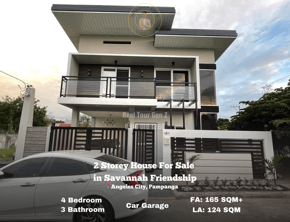 Ready For Occupancy 4-bedroom Single Attached House For Sale in Angeles Pampanga