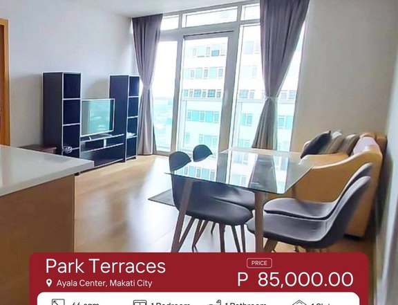 For Lease, 1BR Condominium in Makati City at Park Terraces
