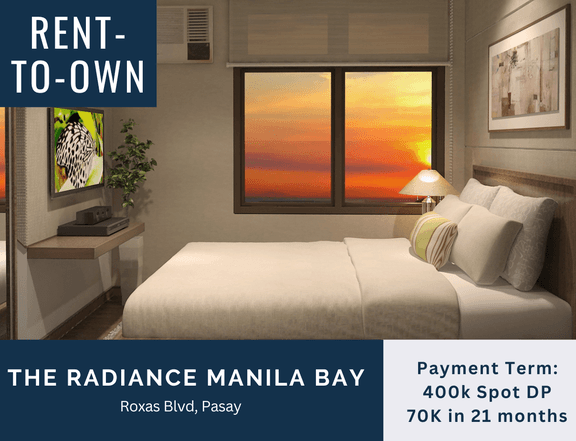 Rent-to-Own 1 Bedroom Unit For Sale in Radiance Manila Bay Pasay