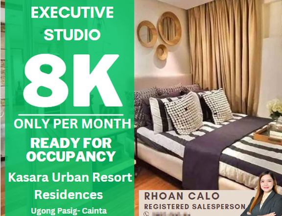 Studio Rent to Own Condo in Pasig  Eastwood Ortigas C5 Megamall Kasara