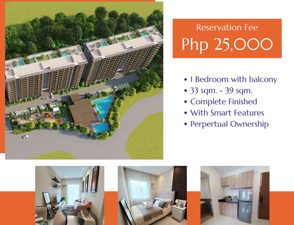 33.96 sqm 1-bedroom Condo For Sale in Antipolo Rizal