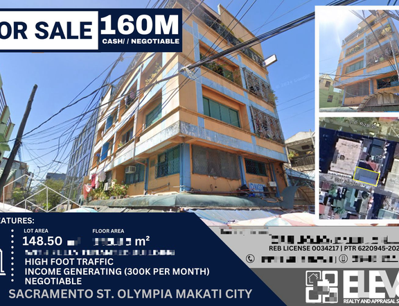 Pre-Owned Residential/Commercial Building For Sale in Makati