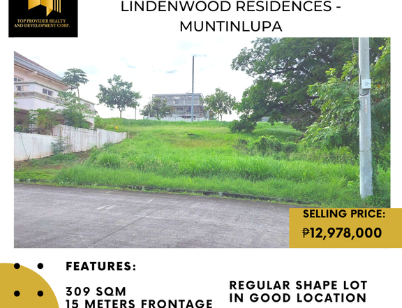 Residential Lot For Sale in Lindenwood Muntinlupa
