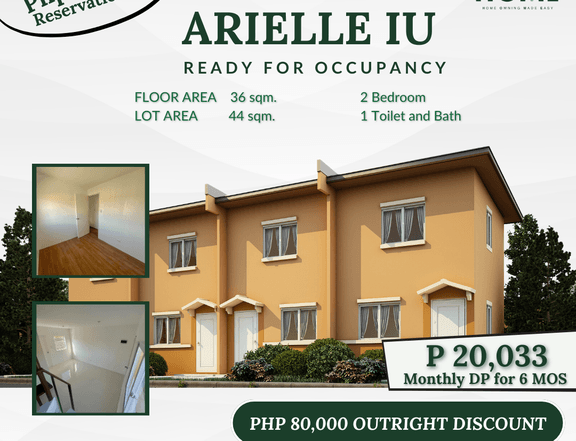 2-bedroom Townhouse Ready for Occupancy For Sale in Pili Camarines Sur