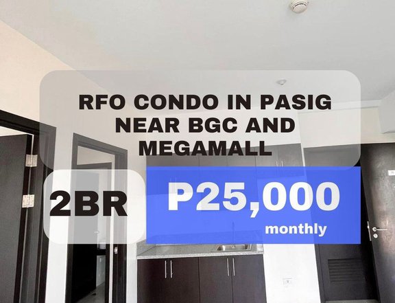 56.00 sqm 2-bedroom Condo For Sale in Pasig Metro Manila