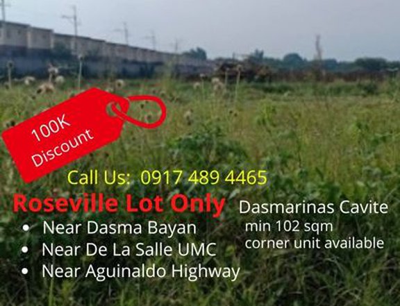 102 sqm Residential Lot For Sale in Dasmariñas Cavite