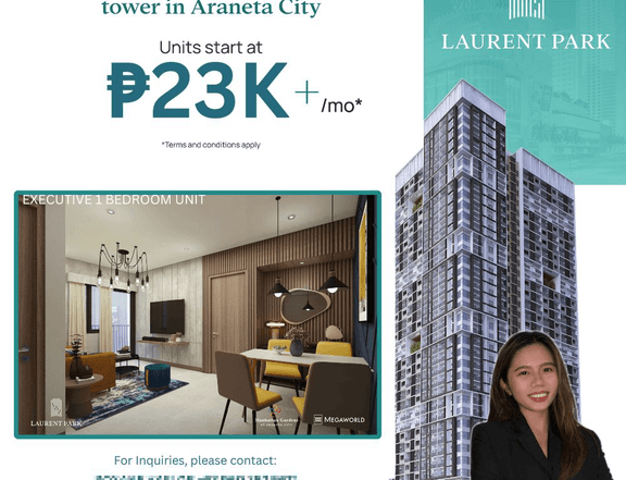 Laurent Park | 1 Bedroom Pre-Selling Condo in Araneta City
