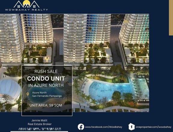 59 SQM PASALO CONDO UNIT IN AZURE SAN FERNANDO PAMPANGA