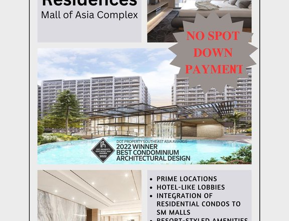 1 BR Condo For Sale in Sail Residences Mall of Asia Complex MOA Pasay