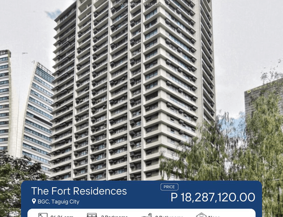 Condominium for Sale in Taguig, 2BR Condo in The Fort Residence, BGC