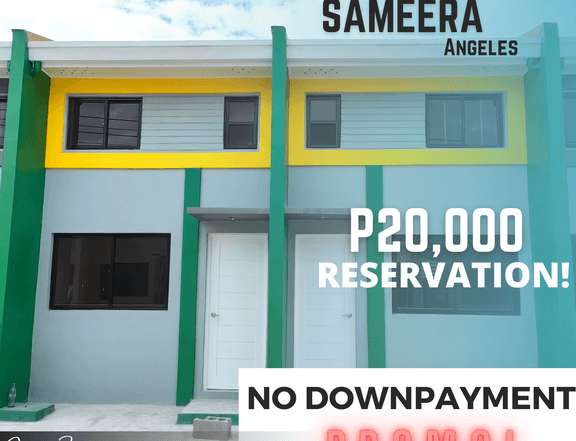 House and lot for sale Sameera Angeles Pampanga No Downpayment