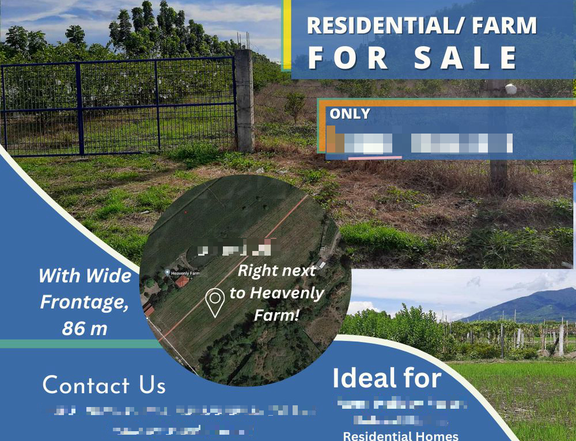 14,448 sqm Residential Farm Lot For Sale in Magalang, Pampanga