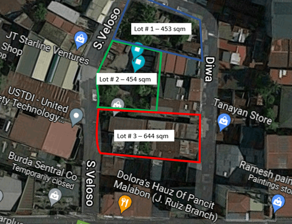 1551 sqm Commercial Lot For Sale in San Juan Metro Manila