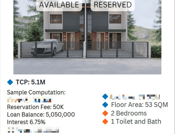 SAPPHIRE LOFT TYPE DUPLEX 2BR 72 SQM ANTIPOLO RIZAL