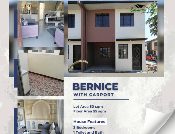 3BR Bernice Savanna Ville For Sale in Imus Cavite