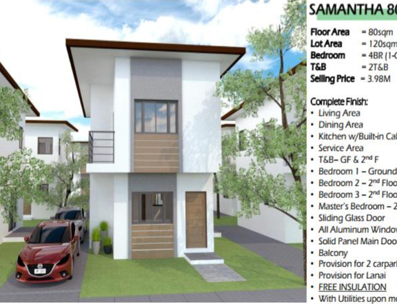 Affordable Ready for Occupancy House and Lot For Sale Biñan Laguna