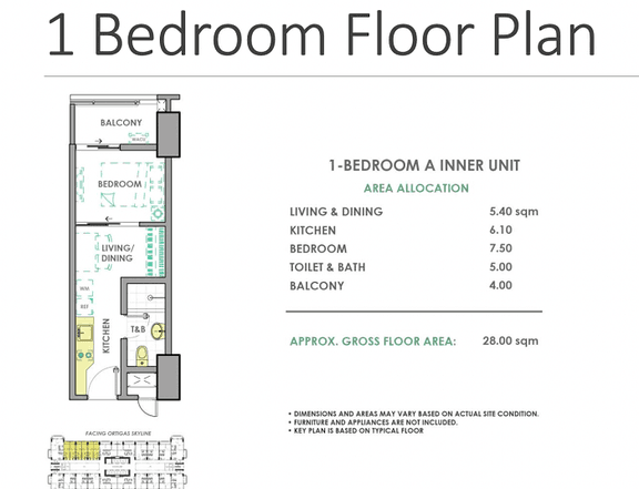 FOR SALE: 1 Bedroom 28sqm - Prisma Residences Shaw Blvd Pasig