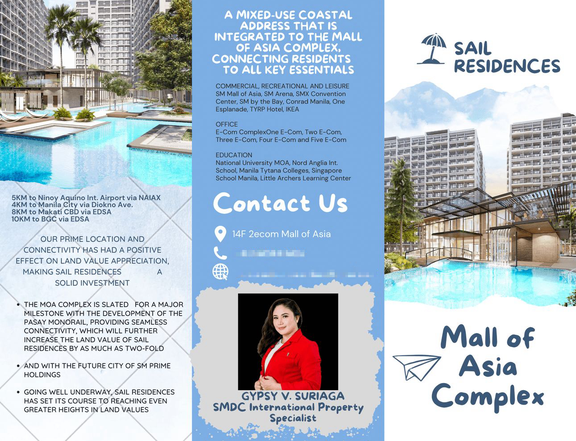 LUXURY AND EXCLUSIVE DEVELOPMENT IN MALL OF ASIA COMPLEX
