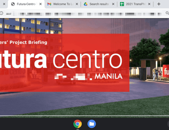 33.23 sqm 2-bedroom unit  for sale in Sta Mesa Manila FUTURA CENTRO