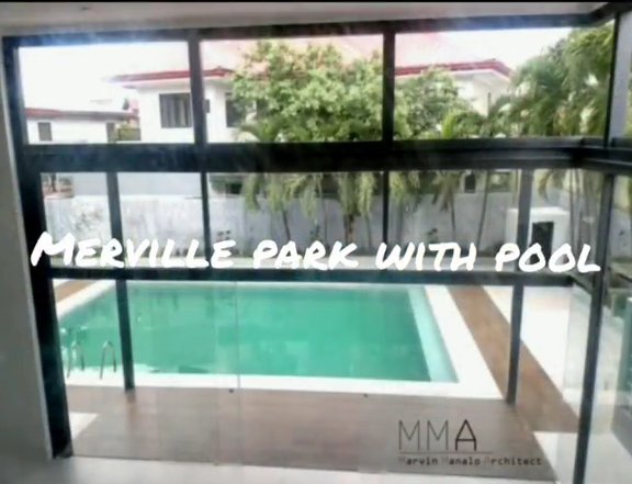 6 Bedroom House for rent with pool Merville Park Paranaque