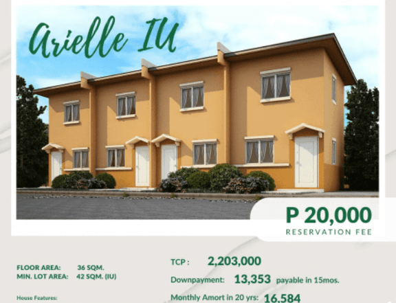 2-bedroom Townhouse For Sale in San Pascual Batangas