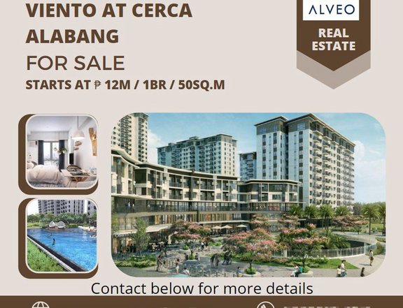 Pre-selling 50.00 sqm 1-bedroom Condo For Sale in Alabang Muntinlupa