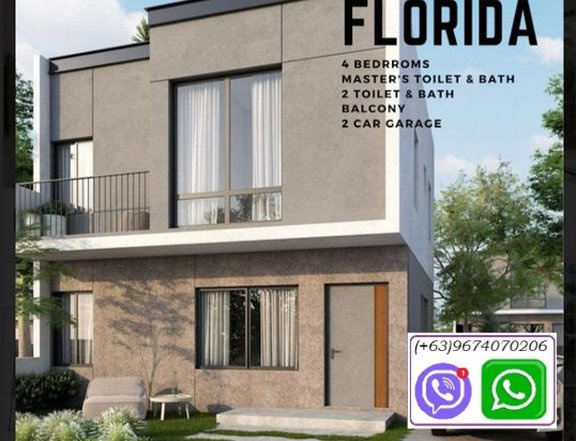 FLORIDA Bare 4-bedroom Single Attached House For Sale Near SM Tanza