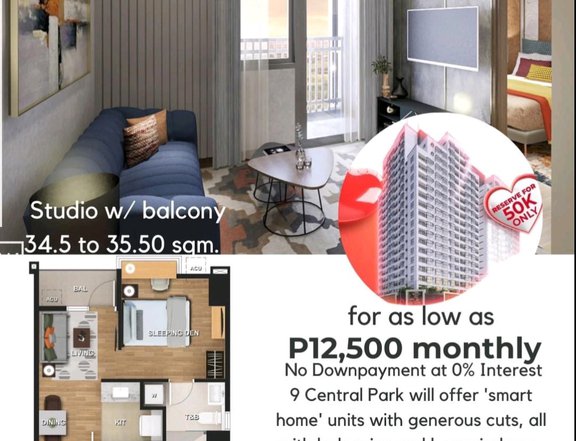 For Sale Preselling Studio Condominium in Marilao, Bulacan
