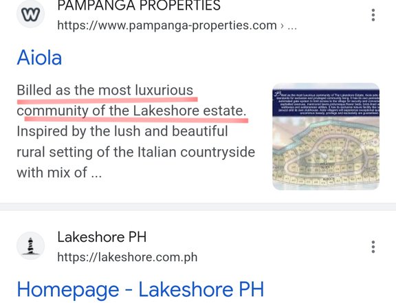 434 sqm Residential Lot For Sale in Aiola, Lakeshore, Mexico, Pampanga