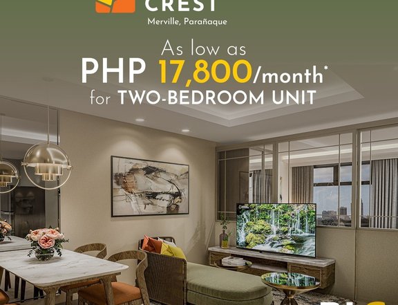 58.00 sqm 2 Bedroom Unit FOR AS LOW AS P17, 800 / MONTH
