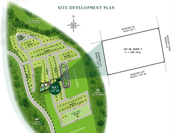 288 sqm Residential Lot For Sale at Tagaytay Highlands