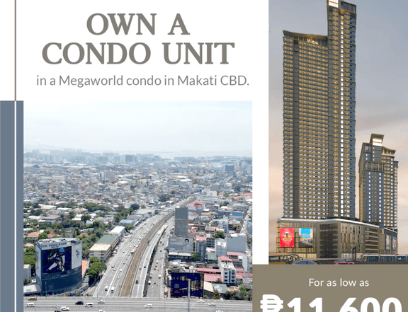 Vion Tower and Vion West Studio Unit 24.5 sqm Preselling Condo in Makati