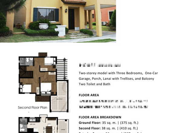 3-bedroom Single Detached House For Sale in Santa Rosa Laguna