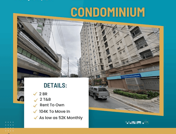 Condo Near Magnolia Residences/Cubao/Greenhills and LRT 104K To Move In