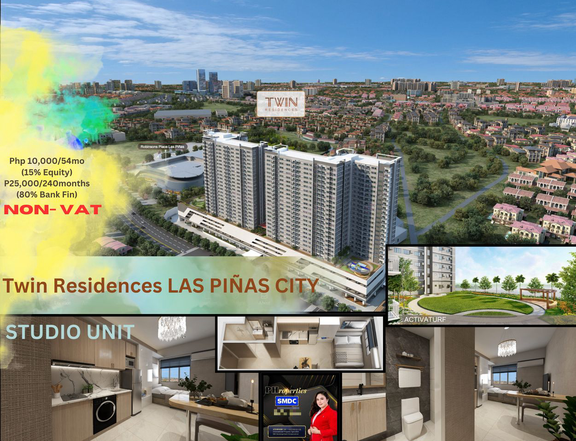 Studio Residential Condo For Sale in Las Pinas, beside Robinson's Place Las Pinas