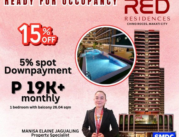26.04 sqm 1-bedroom Condo For Sale in Makati Metro Manila