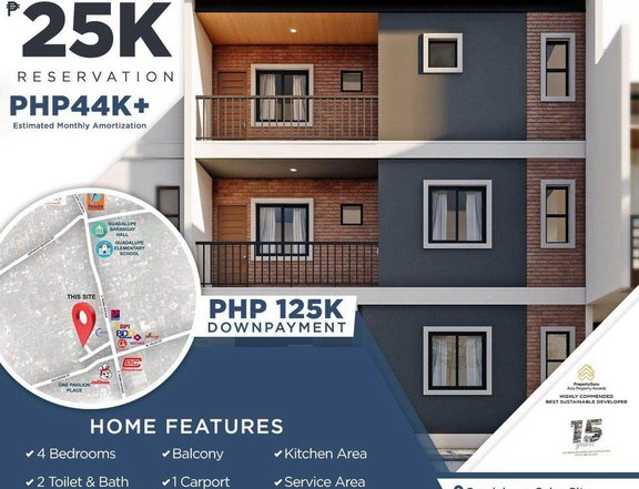 4-bedroom 3storey Townhouse For Sale in Guadalupe Cebu City Cebu