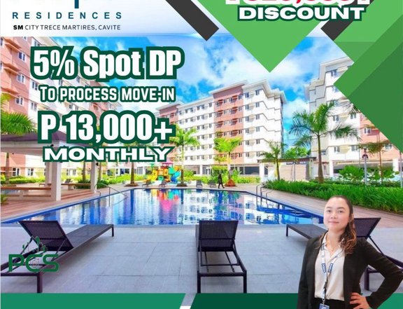 28.52 sqm 2-bedroom Condo For Sale in Trece Martires Cavite