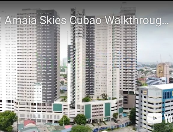 1 Bedroom Pre Selling Condo Unit in Amaia Skies Cubao Quezon City